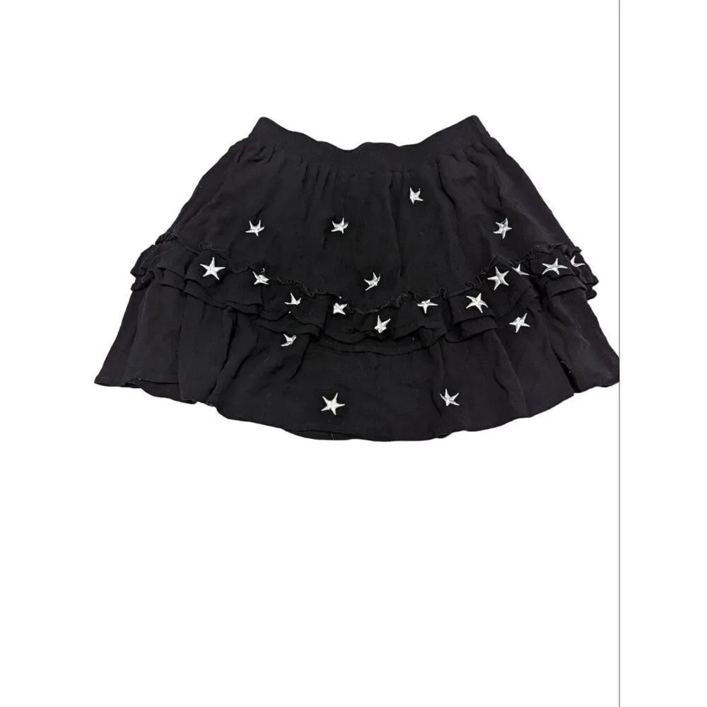 NATIVE DAUGHTERS Embroidered Stars Skirt Medium